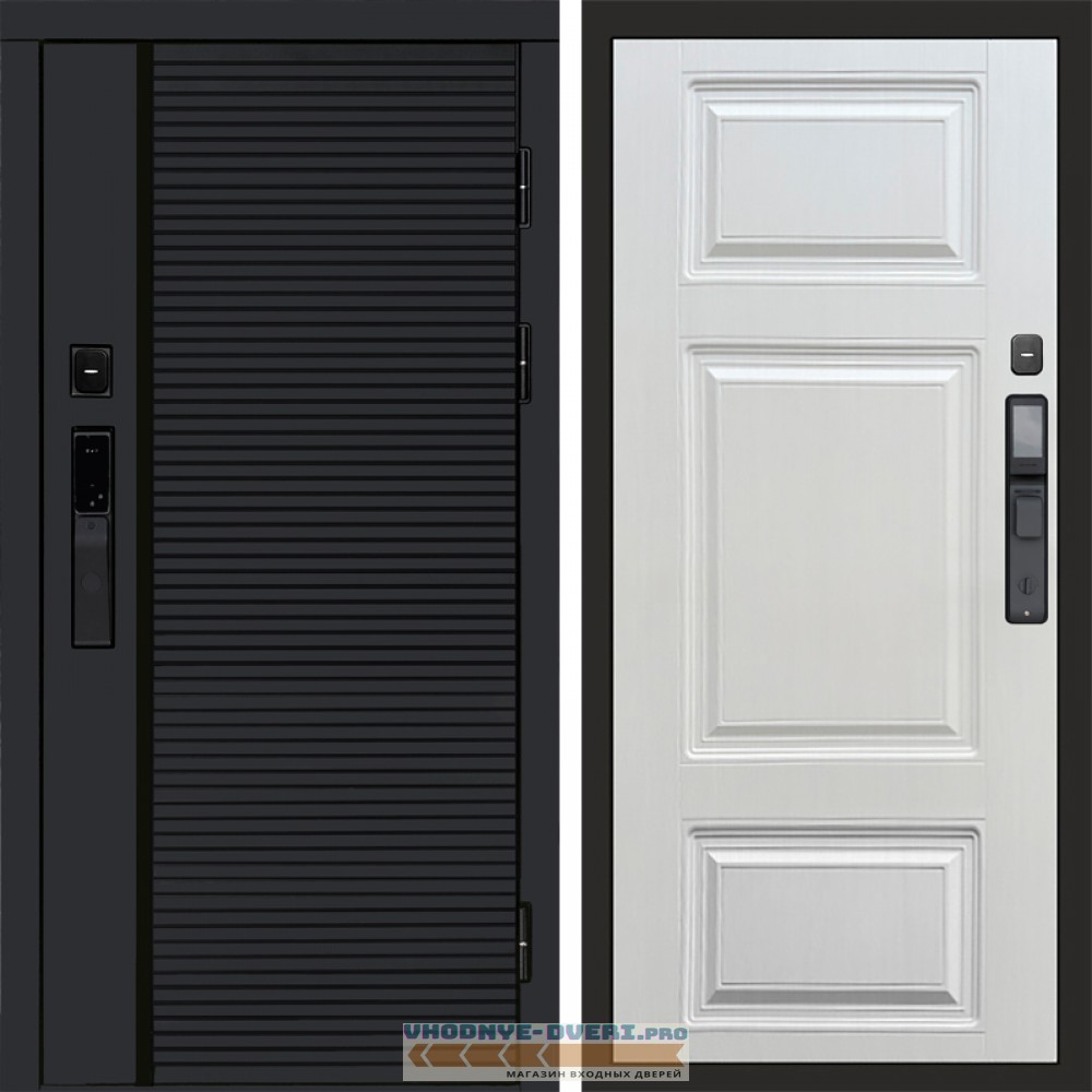 Дверь  Termo Door  Smart (Смарт) Black Line Лион Лиственница